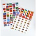 Reusable stickers game "Flags"