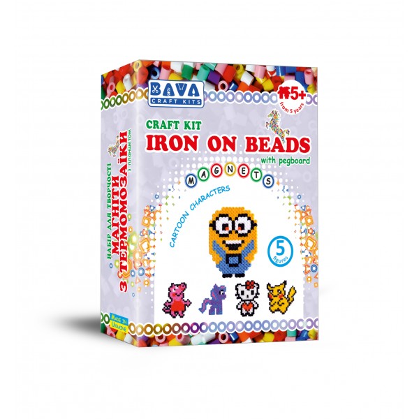 Ironing beads kit "Cartoons"
