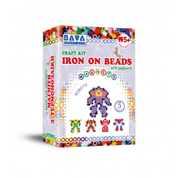 Ironing beads kit "Robots"