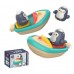 Набор для ванной лодка с пингвином
