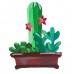 Painting on wood kit "Cactus Magnets"