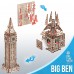 Біг-Бен механічна дерев'яна 3D-модель