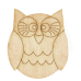 Painting on wood kit "Owls Magnets"