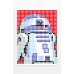  Картина по номерам з наліпками в тубусі "Робот синій", 33х48см, 1200 стікерів.