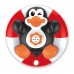 Игрушка для ванной пингвин, плавает,работает от батарей