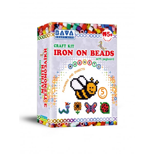 Ironing beads kit "Flowers&Insects"